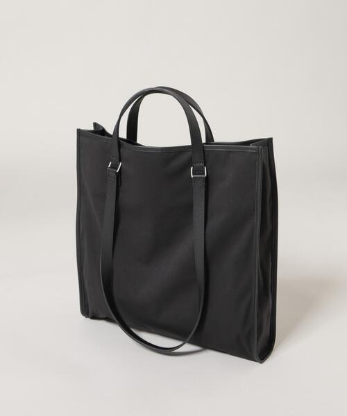 ITTI(イッチ)の「ITTI/別注 2HANDLE TOTE / ミリクロス(トートバッグ・メンズ・ブラック・FREE)」の4枚目の写真