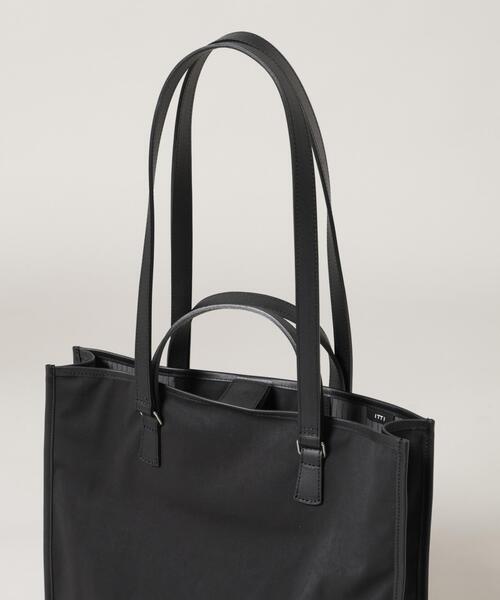 ITTI(イッチ)の「ITTI/別注 2HANDLE TOTE / ミリクロス(トートバッグ・メンズ・ブラック・FREE)」の6枚目の写真
