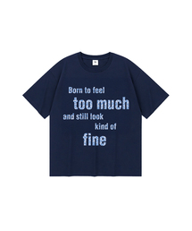 TOO MUCH FINE オーバーサイズ半袖Tシャツ