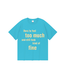 TOO MUCH FINE オーバーサイズ半袖Tシャツ
