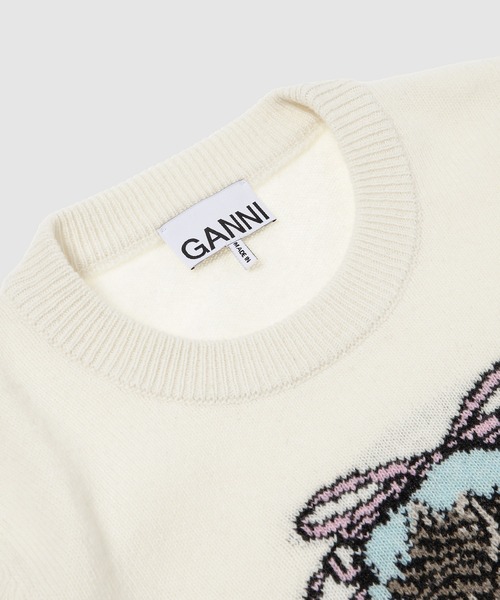 GANNI(ガニー)の「Graphic Wool Sweater Horse(ニット/セーター・レディース・その他1・S/M)」の3枚目の写真