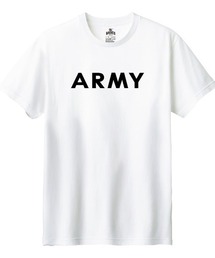 Ol' Basics(オール・ベーシックス) 半袖Tシャツ ARMY アーミー ロゴ プリント 5.6オンス トップス カットソー レディース