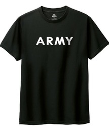 Ol' Basics(オール・ベーシックス) 半袖Tシャツ ARMY アーミー ロゴ プリント 5.6オンス トップス カットソー レディース