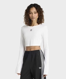 エッセンシャルズ スカラップ エッジ長袖Tシャツ / ロンT / アディダスオリジナルス adidas Originals