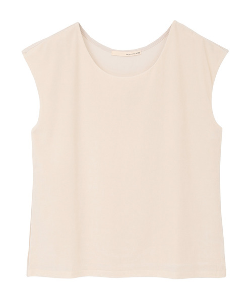 MELROSE claire（メルローズ クレール）の「【ベロア×ジャージーカットフレンチプルオーバー】（Tシャツ/カットソー・レディース・ブラック/ブラウン/アイボリー/チャコールグレー・FREE）」の16枚目の写真