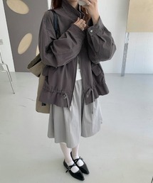 CHUN CHUN NOTES（チュンチュンノーツ）の「26AW/裾ドロスト スタンドカラー オーバーサイズコットンブルゾン（ブルゾン）」