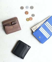 CLEDRAN（クレドラン）の「【国産牛革 軽量コンパクト ボックスコインケース】BONNE PUFF BOX WALLET（財布）」
