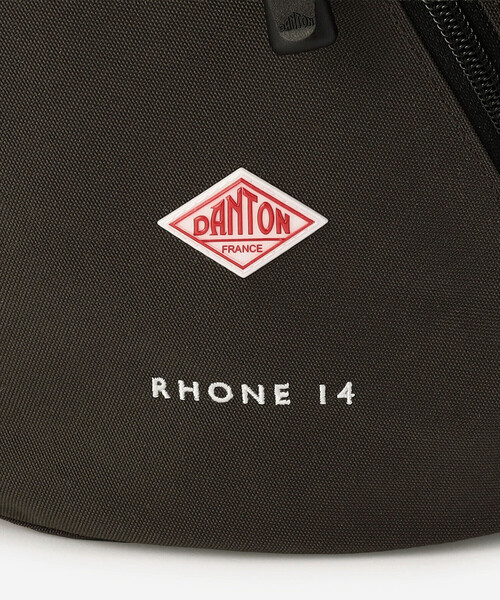 DANTON（ダントン）の「DANTON | コーデュラナイロン ワンショルダーバッグ RHONE 14 UNISEX（バックパック/リュック・レディース・ブラック/ダークグレー・-）」の6枚目の写真