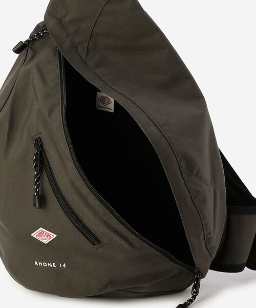 DANTON（ダントン）の「DANTON | コーデュラナイロン ワンショルダーバッグ RHONE 14 UNISEX（バックパック/リュック・レディース・ブラック/ダークグレー・-）」の7枚目の写真
