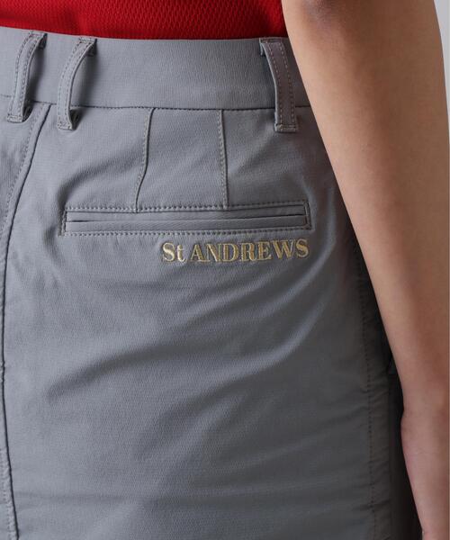 St ANDREWS（セントアンドリュース）の「【ストレッチ】【撥水】ナイロンビヨンテックススカート（スカート・レディース・ブラック/ホワイト/グレー・M/S/L）」の20枚目の写真
