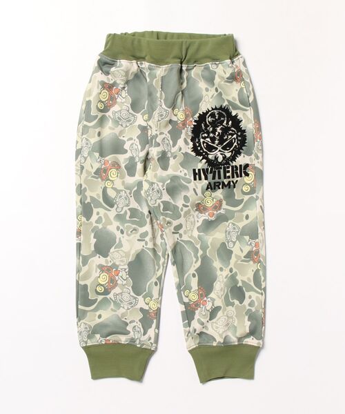 HYSTERIC MINI(ヒステリックミニ)の「吸水速乾 DUCK HUNTER CAMO総柄 メッシュパンツ(スウェットパンツ・キッズ・カモフラージュ・120)」の1枚目の写真