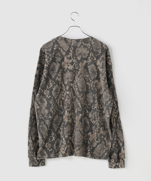 OBEY(オベイ)の「OBEY / オベイ POST THERMAL(Tシャツ/カットソー・メンズ・チャコールグレー/グレー・MEDIUM/LARGE)」の3枚目の写真
