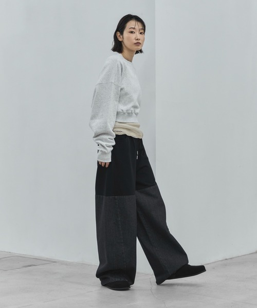 feepur(フェピュール)の「スウェットドッキングバレルデニム(デニムパンツ・レディース・ブラック・TALL/MEDIUM/SMALL)」の22枚目の写真