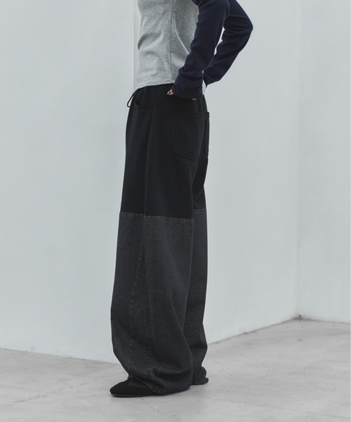 feepur(フェピュール)の「スウェットドッキングバレルデニム(デニムパンツ・レディース・ブラック・TALL/MEDIUM/SMALL)」の13枚目の写真