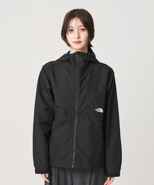 THE NORTH FACE(ザノースフェイス)の「<THE NORTH FACE>コンパクト ジャケット(マウンテンパーカー・レディース・ブラック/ベージュ・L)」の13枚目の写真