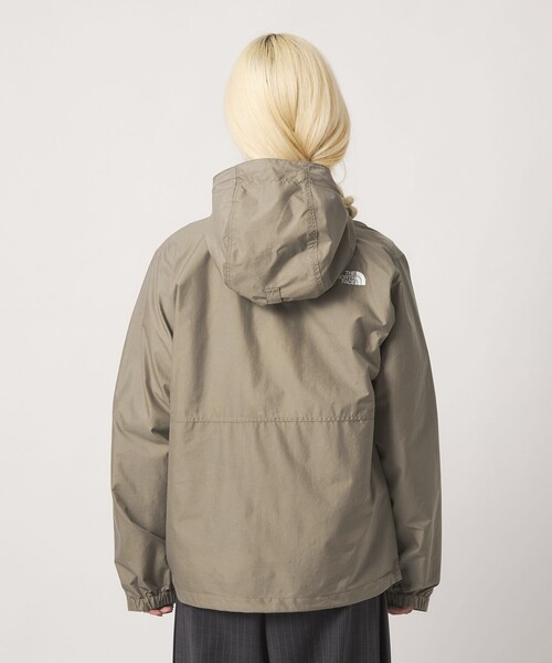THE NORTH FACE(ザノースフェイス)の「<THE NORTH FACE>コンパクト ジャケット(マウンテンパーカー・レディース・ブラック/ベージュ・L)」の8枚目の写真