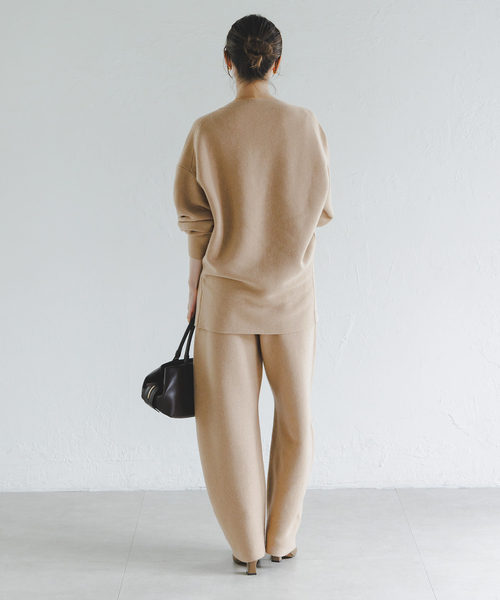 Noble(ノーブル)の「《・セットアップ対応》スムース バレルパンツ(その他パンツ・レディース・ベージュ/キャメル・38/36)」の7枚目の写真