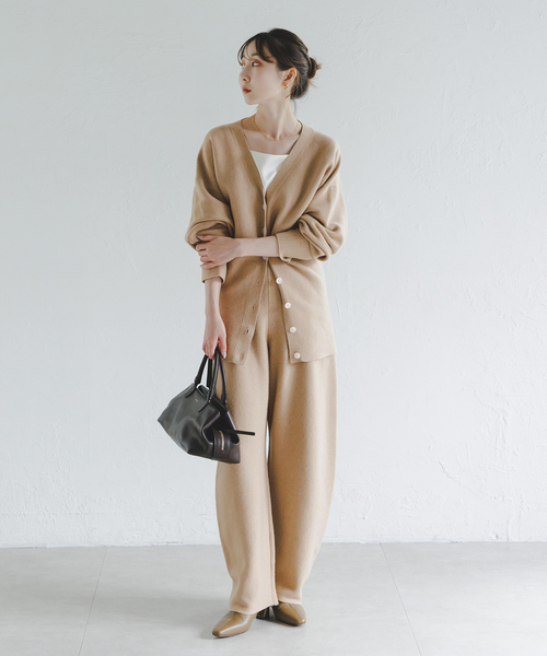 Noble(ノーブル)の「《・セットアップ対応》スムース バレルパンツ(その他パンツ・レディース・ベージュ/キャメル・38/36)」の11枚目の写真