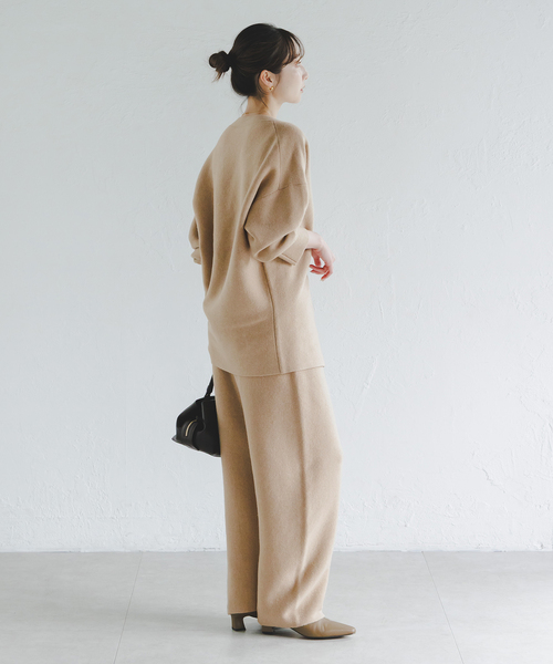 Noble(ノーブル)の「《・セットアップ対応》スムース バレルパンツ(その他パンツ・レディース・ベージュ/キャメル・38/36)」の12枚目の写真