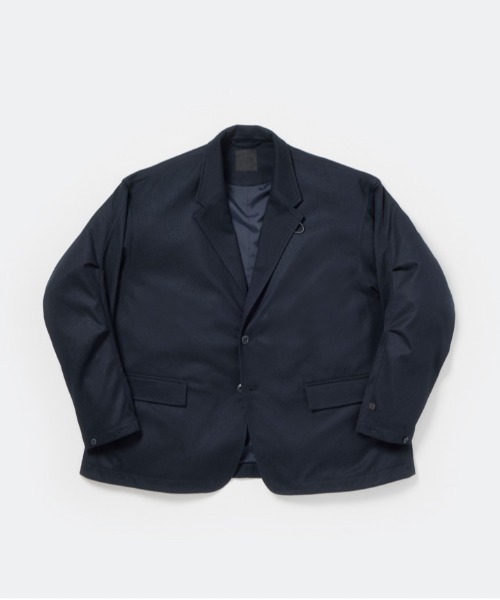 DAIWA PIER39（ダイワピア39）の「DAIWA PIER39 TECH LOOSE 2B JACKET FLANNEL ダイワピア39 テックルーズ2Bジャケットフランネル（その他アウター・メンズ・ネイビー/チャコールグレー・LARGE/MEDIUM/SMALL）」の2枚目の写真