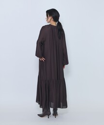 ギャザーティアードワンピース