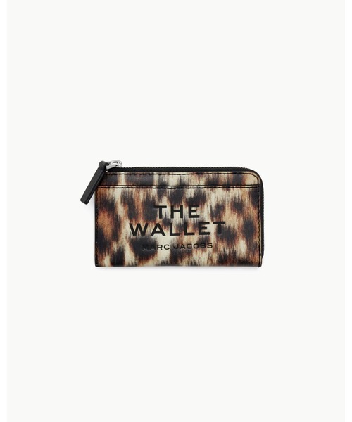THE LEOPARD LEATHER TOP ZIP MULTI WALLET/レオパード レザー トップ