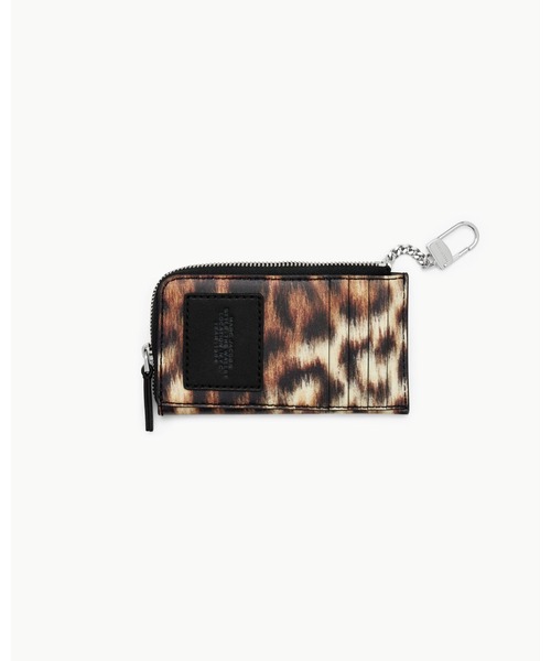 THE LEOPARD LEATHER TOP ZIP MULTI WALLET/レオパード レザー トップ