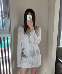 Lace Trim Rib Camisole / レーストリムリブキャミソール