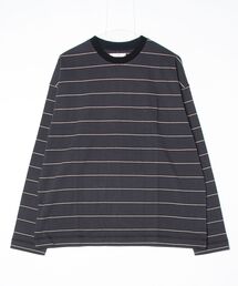 Border Loose Long T-shirts 62620620