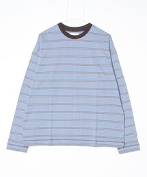 Border Loose Long T-shirts 62620620