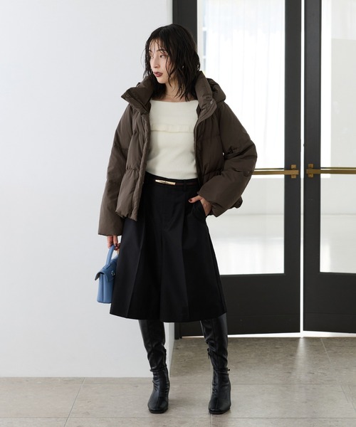 Juze(ジュゼ)の「【美脚】アンクルベルトストレッチロングブーツ(ブーツ・レディース・ブラック・L/M/S)」の7枚目の写真