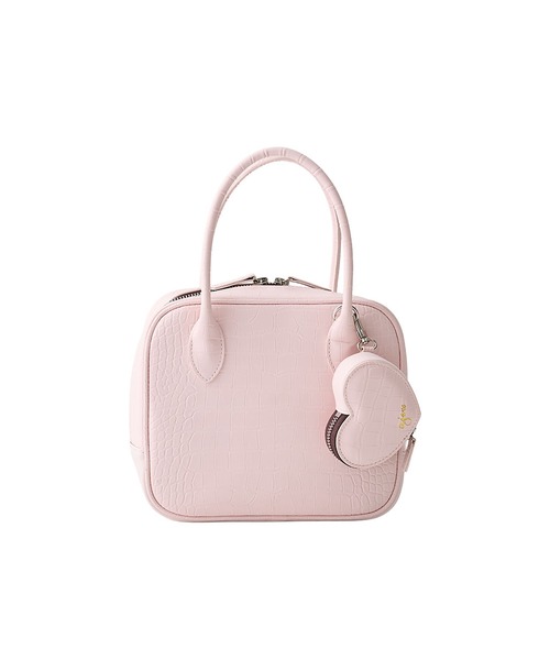 ajew(エジュー)の「Croco square bag(ハンドバッグ・レディース・ダークブラウン系/アイボリー/ブラック/ピンク系その他・FREE)」の12枚目の写真