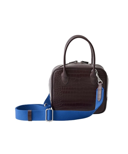ajew(エジュー)の「Croco square bag(ハンドバッグ・レディース・ダークブラウン系/アイボリー/ブラック/ピンク系その他・FREE)」の21枚目の写真
