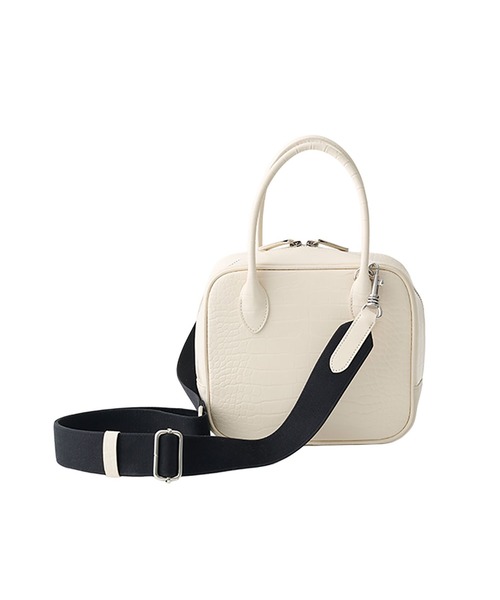 ajew(エジュー)の「Croco square bag(ハンドバッグ・レディース・ダークブラウン系/アイボリー/ブラック/ピンク系その他・FREE)」の15枚目の写真