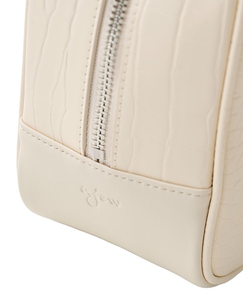 ajew(エジュー)の「Croco square bag(ハンドバッグ・レディース・ダークブラウン系/アイボリー/ブラック/ピンク系その他・FREE)」の16枚目の写真