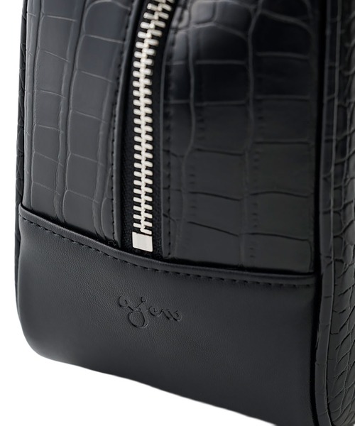 ajew(エジュー)の「Croco square bag(ハンドバッグ・レディース・ダークブラウン系/アイボリー/ブラック/ピンク系その他・FREE)」の19枚目の写真
