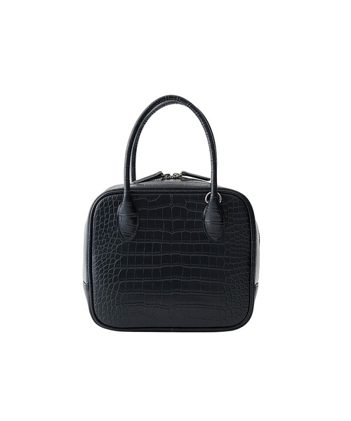 ajew(エジュー)の「Croco square bag(ハンドバッグ・レディース・ダークブラウン系/アイボリー/ブラック/ピンク系その他・FREE)」の7枚目の写真
