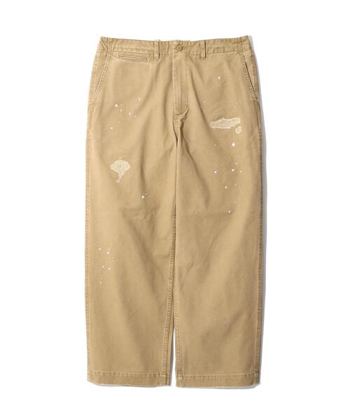 MANASTASH(マナスタッシュ)の「MANASTASH/マナスタッシュ DISTRESSED CHINO PANTS(その他パンツ・メンズ・グレー系その他3/チャコールグレー/カーキ・L/M)」の3枚目の写真