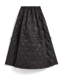 TAION/タイオン MILITARY DOWN GATHER SKIRT (SOFT SHELL) ミリタリー ダウンギャザースカート レディース 2026年 秋 秋服 冬 冬服