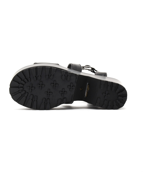 SLY（スライ）の「CROSS PLATFORM SANDAL（サンダル・レディース・ベージュ/ブラック/ホワイト・LARGE/SMALL/MEDIUM）」の5枚目の写真