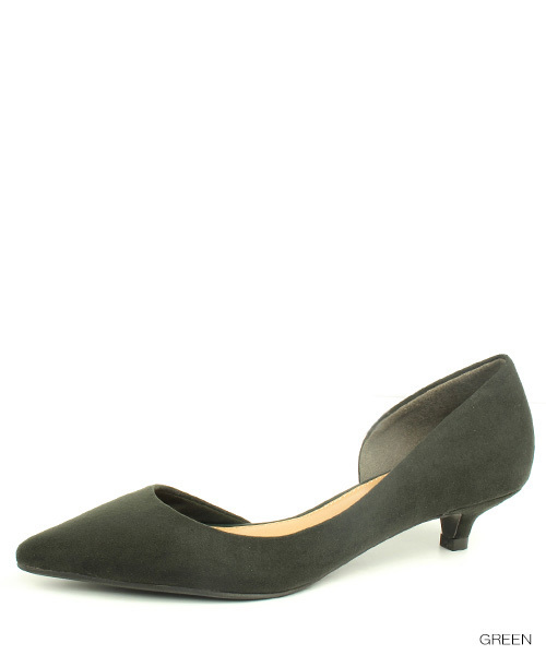 RANDA(ランダ)の「ポインテッドトゥローヒールパンプス(パンプス・レディース・ブラック/パイソン/キャメル/グレー/グリーン/ブラック系その他/ワイン/ベージュ/ブルー系その他/イエロー/アイボリー/オレンジ/ブラック系その他2/ピンク・23.5/22/24.5/22.5/24/25.5/25/23)」の8枚目の写真