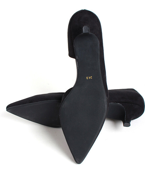 RANDA(ランダ)の「ポインテッドトゥローヒールパンプス(パンプス・レディース・ブラック/パイソン/キャメル/グレー/グリーン/ブラック系その他/ワイン/ベージュ/ブルー系その他/イエロー/アイボリー/オレンジ/ブラック系その他2/ピンク・23.5/22/24.5/22.5/24/25.5/25/23)」の18枚目の写真