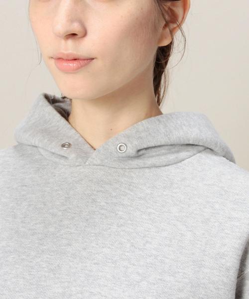 BEAUTY&YOUTH UNITED ARROWS（ビューティーアンドユースユナイテッドアローズ）の「BY TRADITIONAL 吊り裏毛フードプルオーバー◆（パーカー・レディース・オフホワイト/ライトグレー・SMALL/MEDIUM）」の3枚目の写真