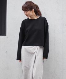 MICOAMERI | ルーズシルエットバックチュールtee(Tシャツ/カットソー)