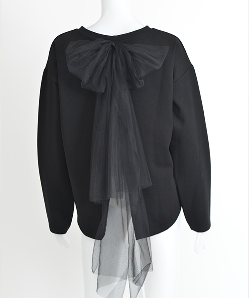 MICOAMERI(ミコアメリ)の「ルーズシルエットバックチュールtee(Tシャツ/カットソー・レディース・グレー/ブラック/ホワイト・FREE)」の13枚目の写真