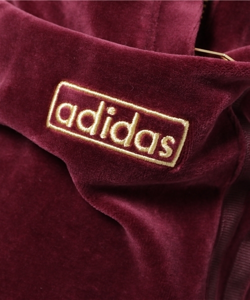 adidas（アディダス）の「オリジナルス ベロア パンツ [VELOUR CUFFED TRACK PANTS]（その他パンツ・メンズ・レッド・X-SMALL/SMALL/X-LARGE/LARGE/MEDIUM/XX-LARGE）」の9枚目の写真