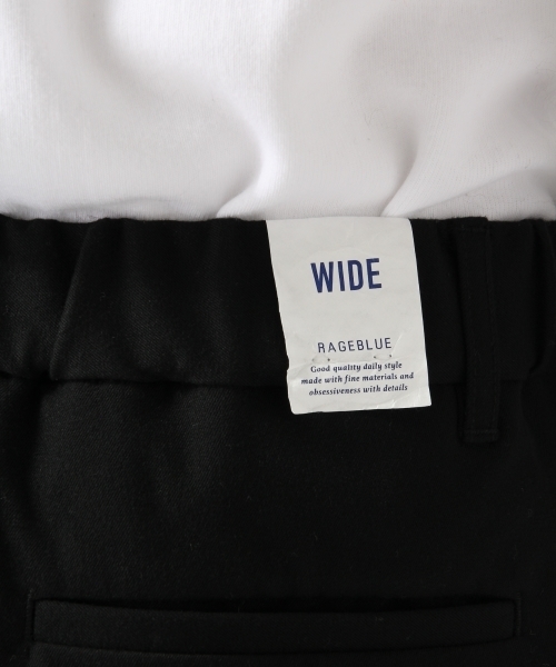 RAGEBLUE（レイジブルー）の「起毛TRストレッチワイドパンツ/737208（その他パンツ・メンズ・ブラック/グレー系その他・MEDIUM/LARGE）」の13枚目の写真