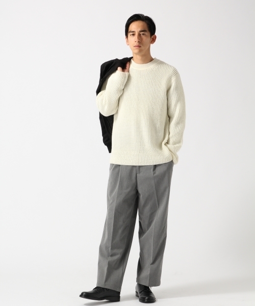 RAGEBLUE（レイジブルー）の「起毛TRストレッチワイドパンツ/737208（その他パンツ・メンズ・ブラック/グレー系その他・MEDIUM/LARGE）」の7枚目の写真