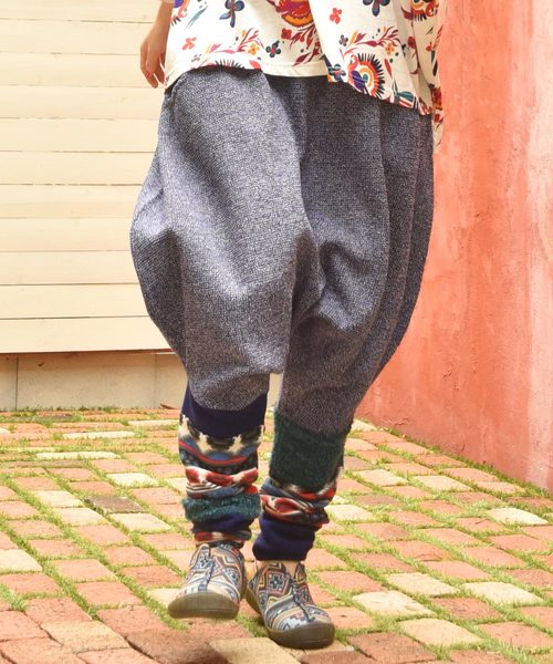 チャイハネ（チャイハネ）の「【チャイハネ】yul バルーンシルエット変形パンツ（その他パンツ・レディース・ブラック/グレー/キャメル/レッド/ブルー/ブラック系その他・FREE）」の5枚目の写真