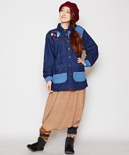 チャイハネ（チャイハネ）の「【チャイハネ】yul バルーンシルエット変形パンツ（その他パンツ・レディース・ブラック/グレー/キャメル/レッド/ブルー/ブラック系その他・FREE）」の10枚目の写真